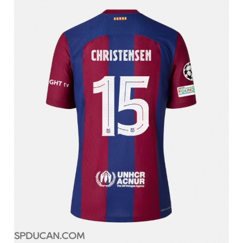 Muški Nogometni Dres Barcelona Andreas Christensen #15 Domaci 2023-24 Kratak Rukav